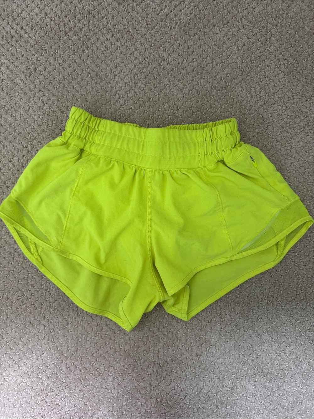 lululemon athletica Women's Highlight Yellow Athletic Shorts